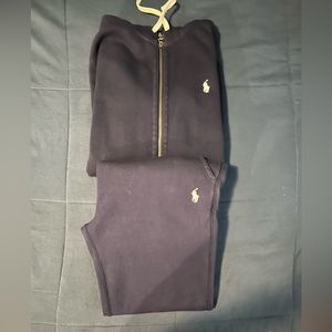 Men’s navy polo sweatsuit